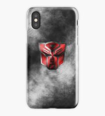 Autobot Symbol - Damaged Metal 1 iPhone Case