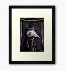 The Plague Doctor Framed Print