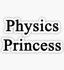 Physics Princess Sticker