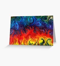 Surreal dance by rafi talby Greeting Card
