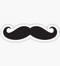 I mustache you a question Sticker