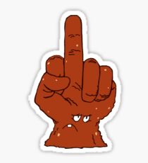 Meatwad-- finger Sticker
