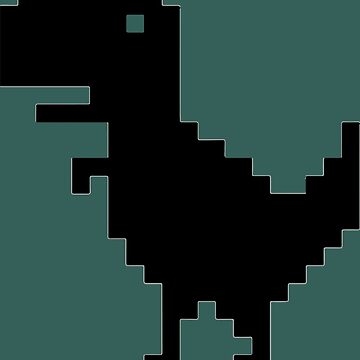 You Are Offline T-Rex [Dino Run] Pixel Art Dinosaur Game Long Sleeve T-Shirt