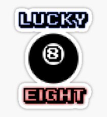 Lucky 8 Sticker