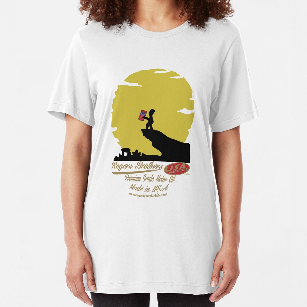 uk cotswolds motor oil by rogers bros Slim Fit T-Shirt
