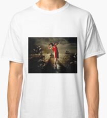 Siren - Surreal Ballerina in Red Classic T-Shirt