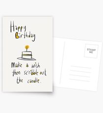 Postales Vela de cumpleaños
