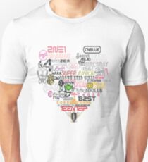 Kpop Groups Slim Fit T-Shirt