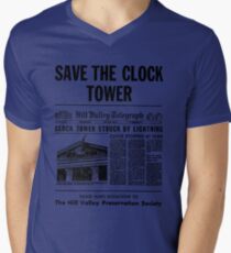 Save the Clocktower Men's V-Neck T-Shirt