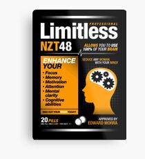 Limitless Pills - NZT 48 (Original Version) Metal Print
