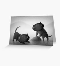 Mogs 2 Greeting Card
