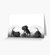 Mogs 3 Greeting Card