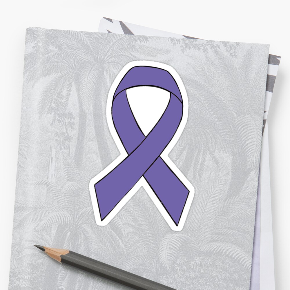 "Hodgkin Lymphoma Cancer Ribbon" Sticker by katiemy12 Redbubble