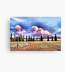 Stockinbingal Sunset Clouds Canvas Print
