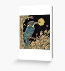 King Fisher Greeting Card