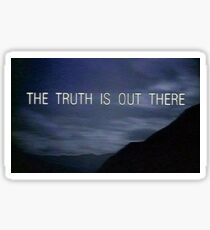 The X Files The Truth is Out There Sticker