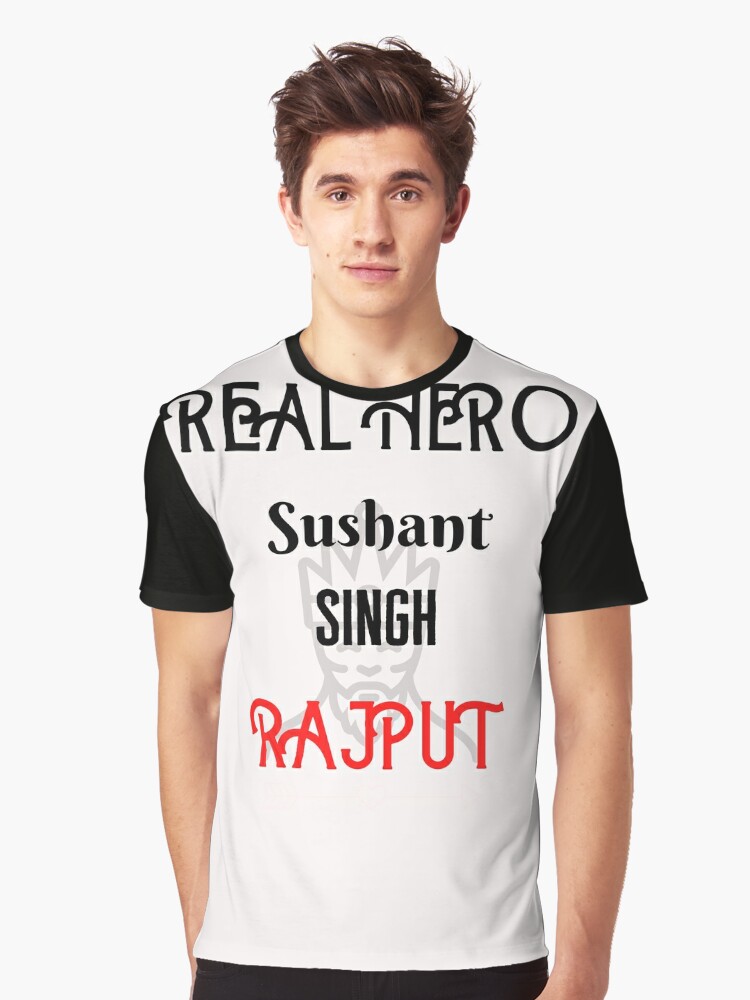 sushant singh t shirt logic