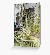 Green Yarn Greeting Card