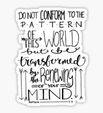 romans 12 2 stickers