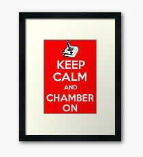 Keep Calm Poster Framed Print