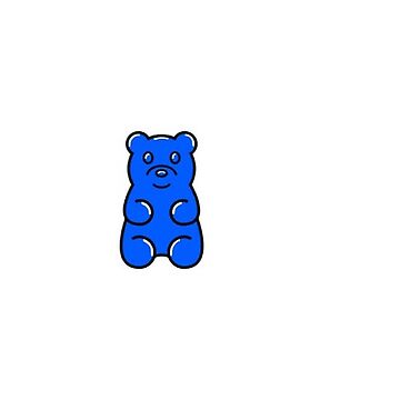 Blue Gummy Bear Sticker – Doodlecorn