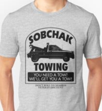 Camiseta unisex El gran Lebowski inspirado - Sobchak Towing - ¿Quieres un dedo del pie?
