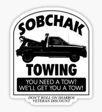 The Big Lebowski Inspired - Sobchak Towing - You Want a Toe? Sticker