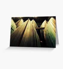 Resting Boats Greeting Card