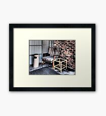 Smokers Corner Framed Print