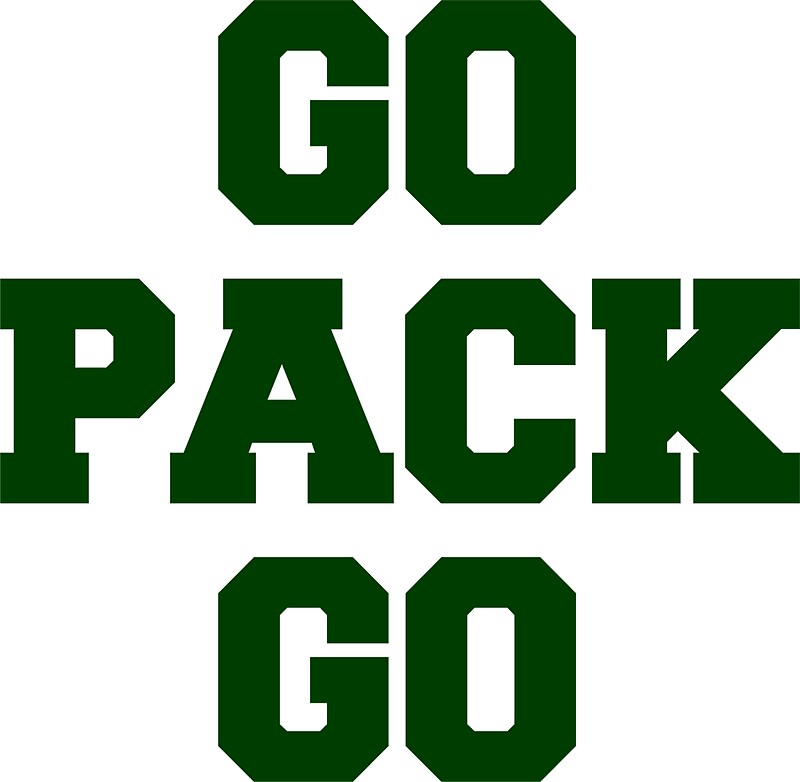 &ldquo;Go Pack Go&rdquo; Stickers by nyah14 | Redbubble