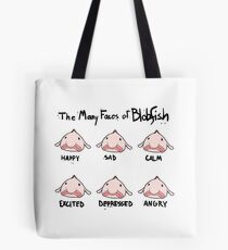 The Many Faces of Blobfish Tote Bag