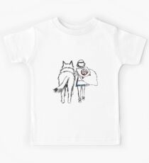 Princess Mononoke and Moro no Kimi Kids Tee