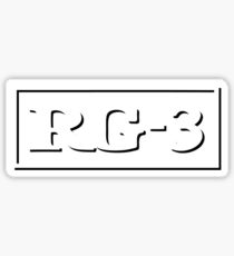 RG3 Movie Rating T-shirt Sticker