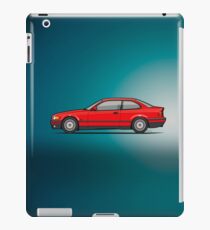 Bavarian 3 Series E36 Coupe Red iPad Case/Skin