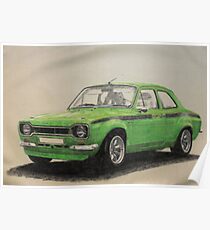 Mk1 Escort Mexico Poster