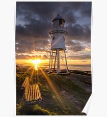 Black Nore Lighthouse Sunset Poster