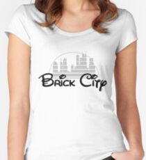 'The Magic of Newark' (b) Women's Fitted Scoop T-Shirt