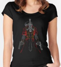 Dante line color Tailliertes Rundhals-Shirt