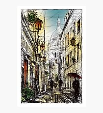 Montmartre 11 in colour Photographic Print