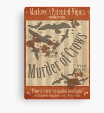 Murder of Crows Canvas Print