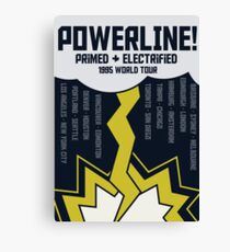 Powerline World Tour Canvas Print