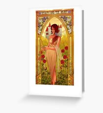 Beauty and the Beast Greeting Card