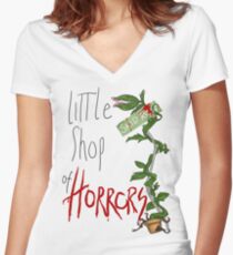 Little Shop of Horrors Women's Fitted V-Neck T-Shirt