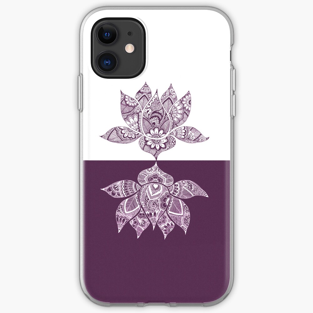 "Yin Yang Lotus" iPhone Case & Cover by mindfullymade Redbubble