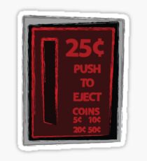 Push To Eject Sticker