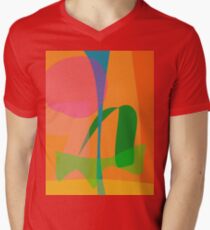 Corn Field Sundown Men's V-Neck T-Shirt