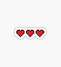 Heart Containers Sticker