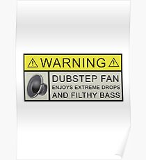 Dubstep Warning Poster