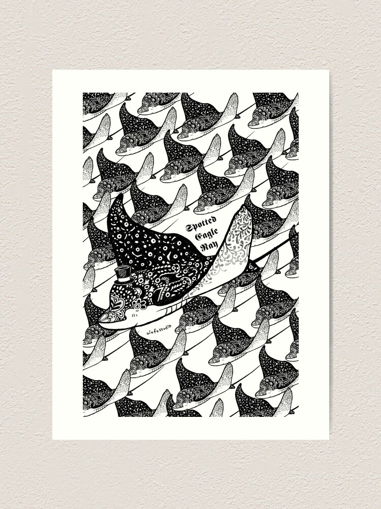 Alternate view of Spotted Eagle Ray I Art Print