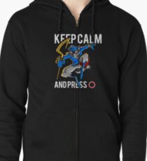 Sly Cooper - keep calm Zipped Hoodie